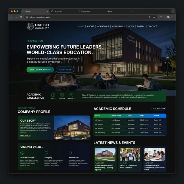 Demo Web Profil Sekolah