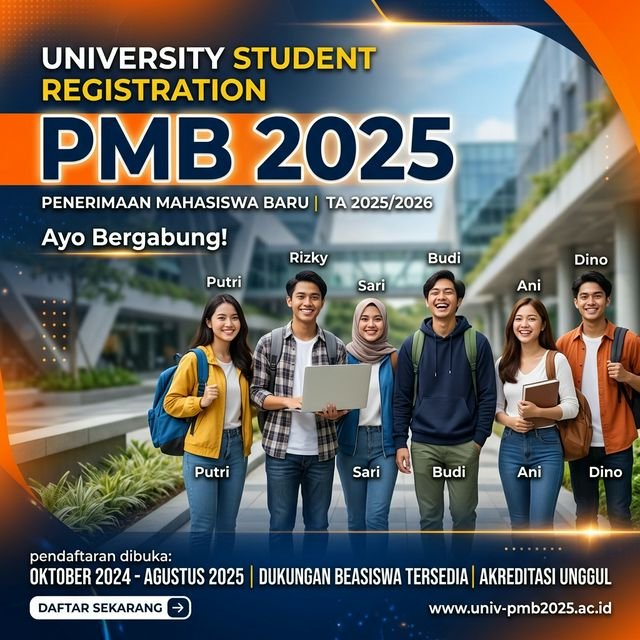 UNC Buka PMB Jalur Reguler dan Mandiri Tahun 2025/2026