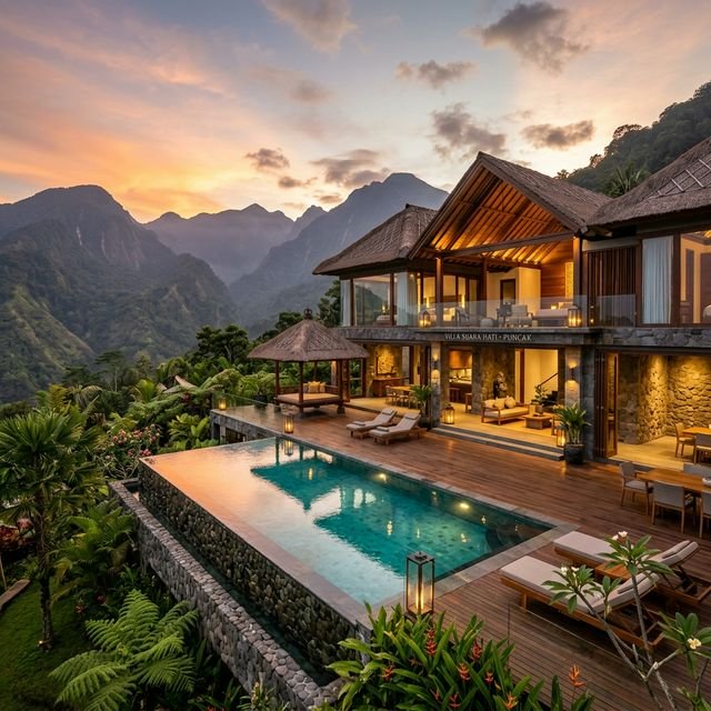Villa Puncak Mountain View
