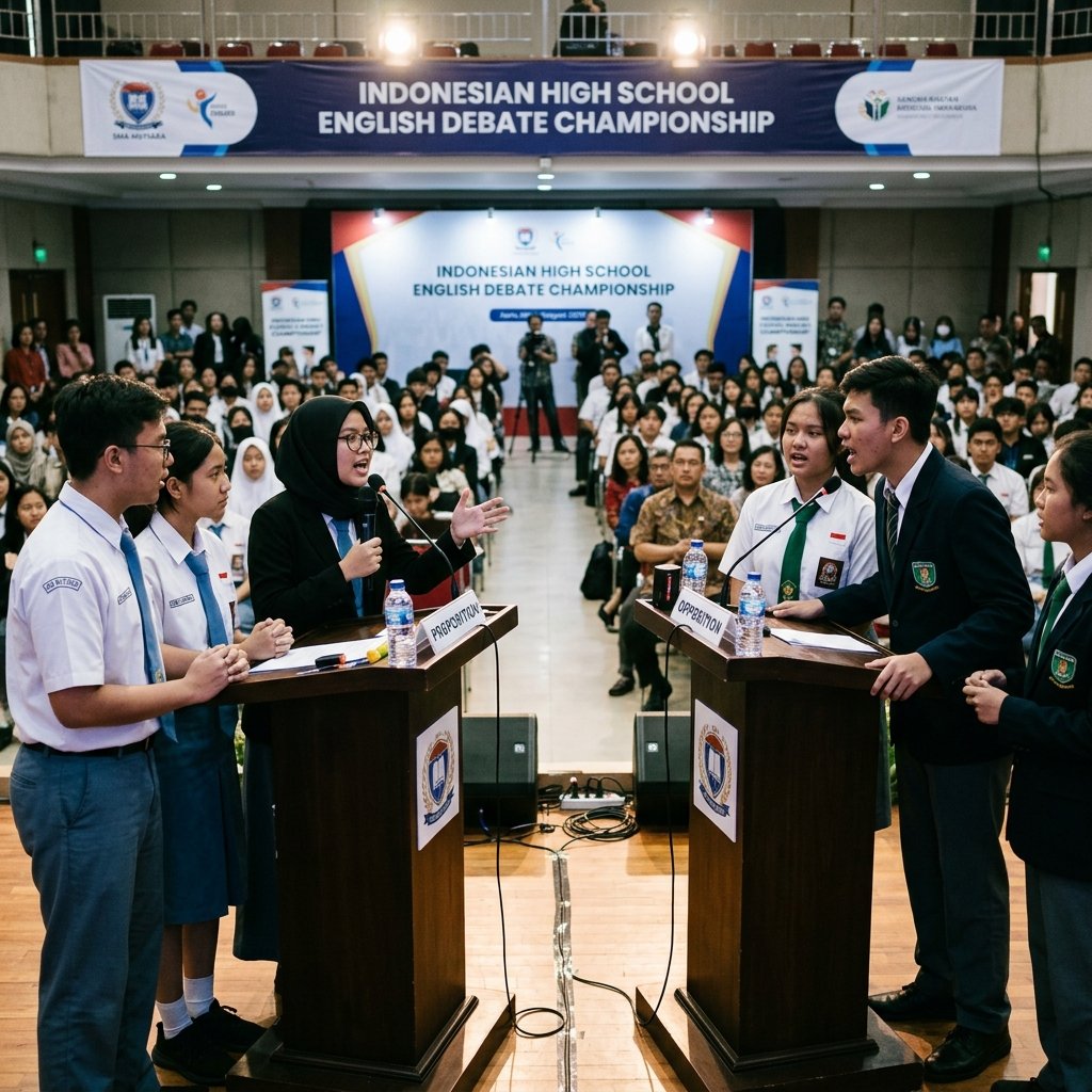 Juara 2 Lomba Debat Bahasa Inggris